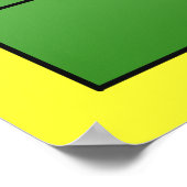 Gebäude Blöcke - Art Deko Poster (Ecke)