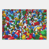 Gebäude-Blöcke aus farbigen Ziegeln Geschenkpapier Set (Vorderseite 2)