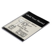 Gebäude Blöcke der HOPE personalisieren Notizblock (Linke Seite)