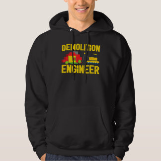 Gebäude-Blöcke des Abbruchingenieurs Hoodie