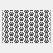Gebäude-Blöcke für Black Dog Pawprint Geschenkpapier Set (Vorderseite)