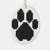 Gebäude-Blöcke für Black Dog Pawprint Keramik Ornament (Rechts)