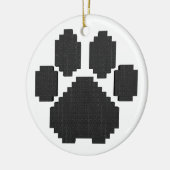 Gebäude-Blöcke für Black Dog Pawprint Keramik Ornament (Links)