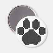 Gebäude-Blöcke für Black Dog Pawprint Magnet (Vorderseite/Rückseite)