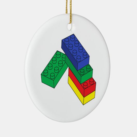 Gebäude-Blöcke Keramik Ornament (Rechts)