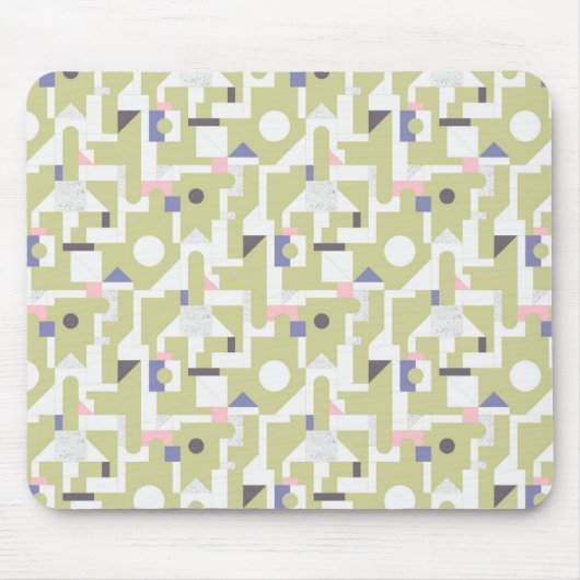 Gebäude-Blöcke Mousepad (Vorne)