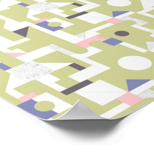 Gebäude-Blöcke Poster (Ecke)