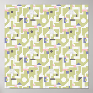 Gebäude-Blöcke Poster