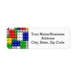 Gebäude blockiert den Primärfarbenjungen Geburtsta