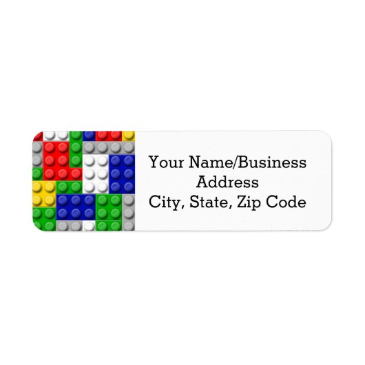 Gebäude blockiert den Primärfarbenjungen Geburtsta (Vorne)