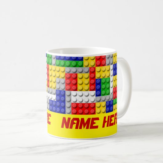 Gebäude blockiert die Personalisierte Farbe des Bo Kaffeetasse (VorderseiteRechts)