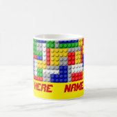 Gebäude blockiert die Personalisierte Farbe des Bo Kaffeetasse (Mittel)