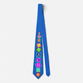 Gebäude Blockiert die Personalisierte Farbenlehre  Krawatte (Vorderseite)