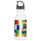 Gebäude blockiert die Schule für den Personalisier Edelstahlflasche (Rückseite)