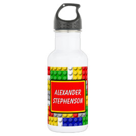 Gebäude blockiert die Schule für den Personalisier Edelstahlflasche