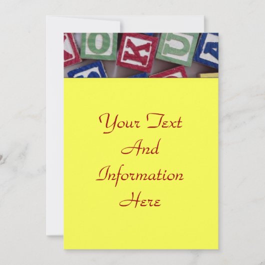 Gebäude blockiert Einladung (Vorderseite)