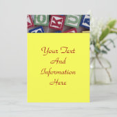 Gebäude blockiert Einladung (Stehend Vorderseite)