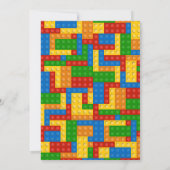 Gebäude blockiert Einladung zur Geburtstagsparty (Rückseite)