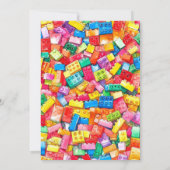 Gebäude blockiert Geburtstagseinladung, Gebäude Einladung (Rückseite)