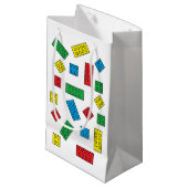 "Gebäude blockiert" Geschenk-Tasche Kleine Geschenktüte (Vorderseite Schrägansicht)