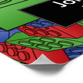 Gebäude blockiert Plakat für ein Kinderzimmer (Ecke)