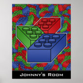 Gebäude blockiert Plakat für ein Kinderzimmer (Vorne)