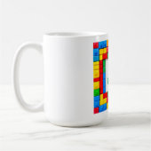 Gebäude Blocks BIRTHDAY Kaffeetasse (Links)