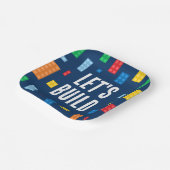 Gebäude Blocks Boy Geburtstag Pappteller (Gewinkelt)