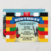 Gebäude Blocks Burg Wilhelm Tell Einladung (Vorne/Hinten)