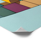 Gebäude Blocks - Kinderspielzeug Poster (Ecke)