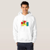 Gebäude Blocks Mens Hoodie (Vorne ganz)