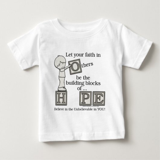 Gebäude Blocks of HOPE Baby T-shirt (Vorderseite)