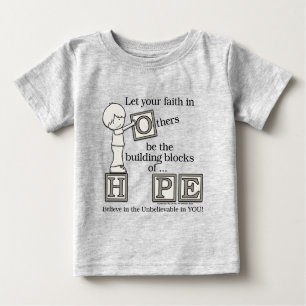 Gebäude Blocks of HOPE Baby T-shirt