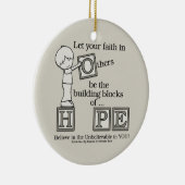 Gebäude Blocks of HOPE Keramik Ornament (Rechts)