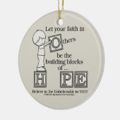 Gebäude Blocks of HOPE Keramik Ornament (Links)