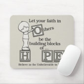 Gebäude Blocks of HOPE Mousepad (Mit Mouse)