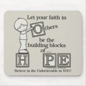 Gebäude Blocks of HOPE Mousepad (Vorne)