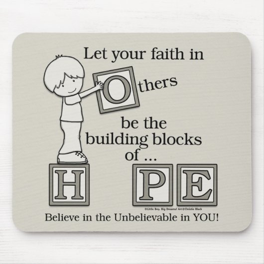 Gebäude Blocks of HOPE Mousepad (Vorne)