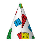 "Gebäude Blocks" Party Hats Partyhütchen (Rückseite)