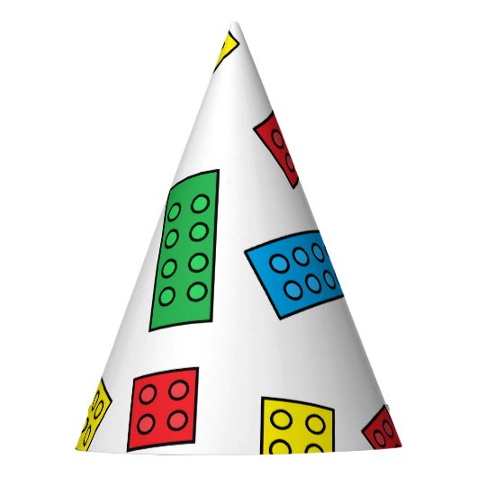 "Gebäude Blocks" Party Hats Partyhütchen (Vorderseite)