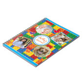 Gebäude Blocks Scrapbook Family Foto Journal Notizblock (Linke Seite)