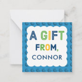 Gebäude Blocks Tags Jungs Geschenkkarten Mitteilungskarte (Vorderseite)