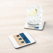 Gebäude Blume Getränkeuntersetzer (Rechte Seite)