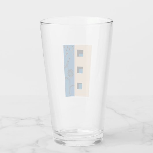 Gebäude Blume Glas (Rückseite)