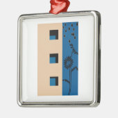 Gebäude Blume Ornament Aus Metall (Links)