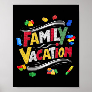 Gebäude Bricks Familienurlaub Matching Master Bu Poster