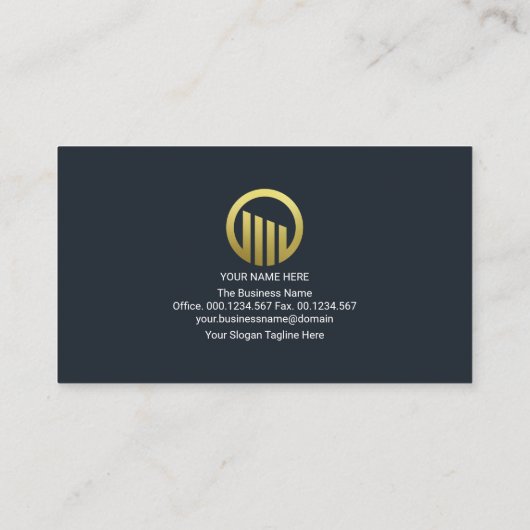 Gebäude-Buildbau für Gold-Dachfenster Visitenkarte (Rückseite)