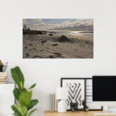 Gebäude Burgen aus Sand Poster (Heimbüro)