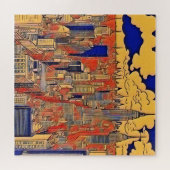 Gebäude City Art Puzzle (Horizontal)