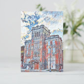 Gebäude Colfax Dankeskarte (Stehend Vorderseite)